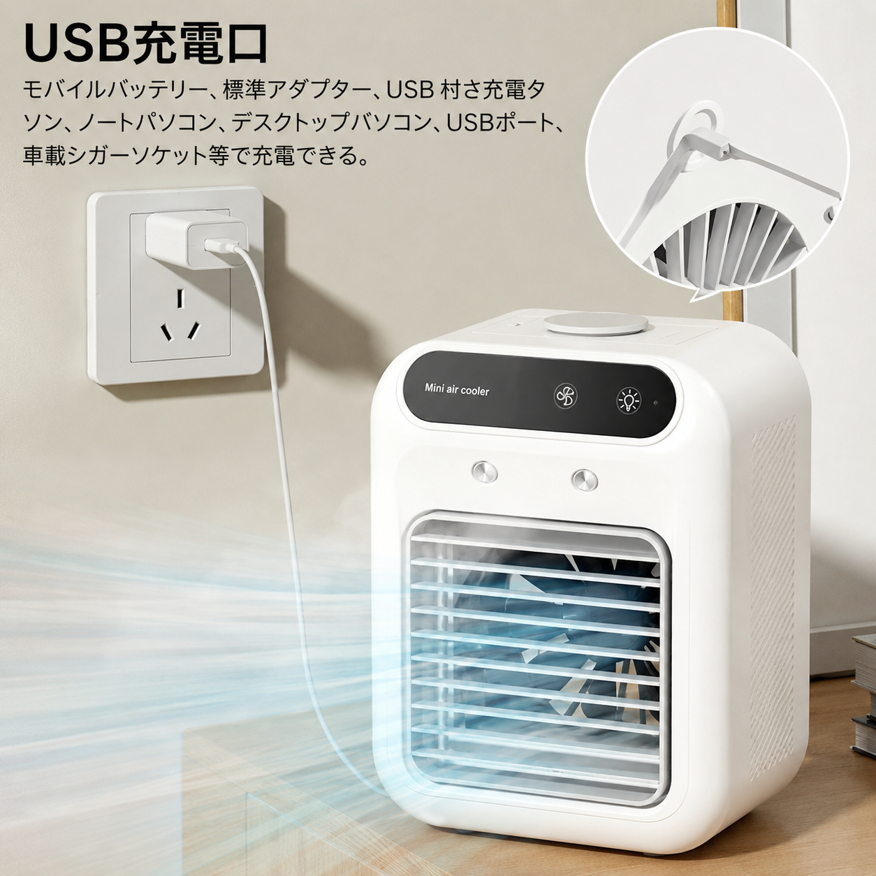 コンパクト冷風クーラー